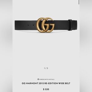 GG MARMONT 2015 RE-EDITION WIDE BELT
